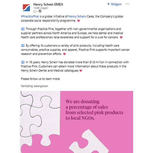 LinkedIn post Practice Pink 2-1